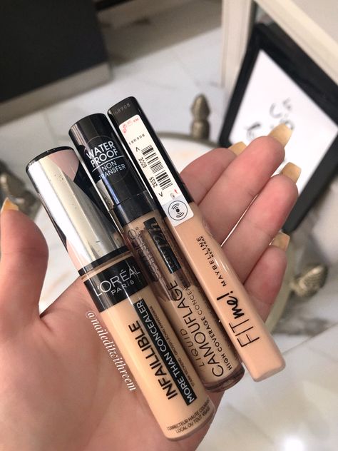 Maybe Line Fit Me Concealer, L’oréal Infallible Concealer, Loreal Infallible Concealer, Catrice Concealer, Loreal Concealer, Infallible Concealer, Maybelline Age Rewind Concealer, Nyx Concealer, Best Drugstore Concealer