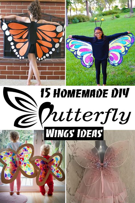 Diy Wings For Kids, Butterfly Wings Tutorial, Butterfly Wings Diy, Toddler Butterfly Costume, Butterfly Costume Kids, Diy Butterfly Costume, Butterfly Costumes, Boy Crafts, Butterfly Wings Costume