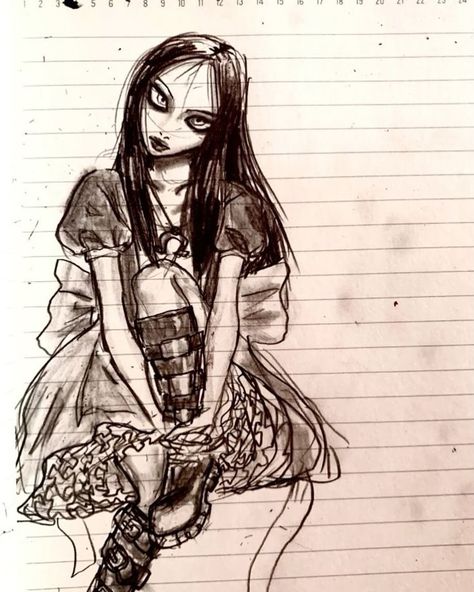 American Mcgee’s Alice, Dark Alice In Wonderland, Wonderland Artwork, Alice Liddell, Alice Madness Returns, Alice Madness, Goth Art, Wow Art, Gothic Art