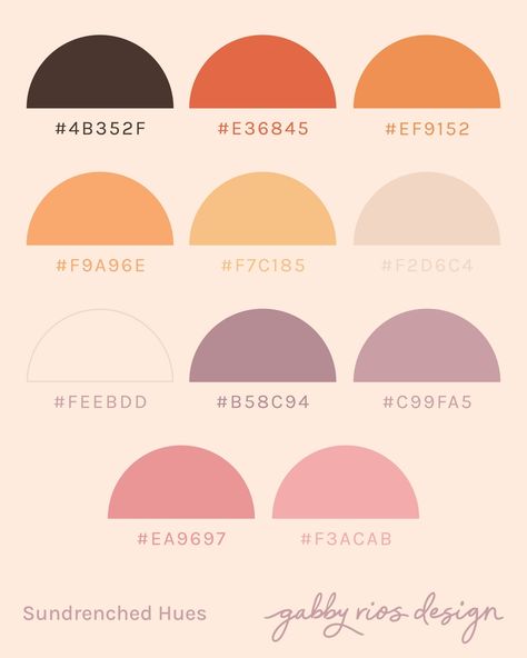 My current color palette hyper fixation is Sundrenched Hues ☀️ This color palette evokes a relaxed warm feeling like watching a sunset on a summer night. Tag a friend who would like this palette 🎨 Late Summer Colour Palette, Late Summer Palette, Late Summer Color Palette, August Color Palette, Corporate Fits, Branding Aesthetic, Sunset Color Palette, Calm Color Palette, Warm Color Palette