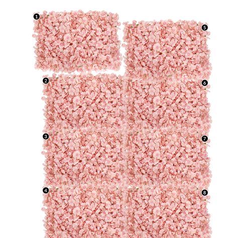 Free 2-day shipping. Buy Koyal Wholesale Silk Hydrangea Flowers Wall Panels, Pink Color, Bulk of 8 Flower Mats, DIY Wall Backdrop at Walmart.com Diy Wall Backdrop, Photobooth Backdrop, Large Hydrangea, Flower Panels, Silk Hydrangeas, Artificial Hydrangeas, Hydrangea Flowers, Backdrop Ideas, Wedding Wall