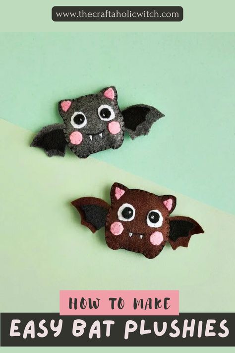 Discover the joy of crafting with our step-by-step guide on How to Make Bat Plush Easily, complete with a Free Bat Sewing Pattern. Create your own adorable bat plush and let your creativity soar! Bat Sewing Pattern, Bat Sewing, Felt Patterns Free, Felt Bat, Diy Plush, Bat Plush, Idea For Halloween, Diy Socks, Sewing School