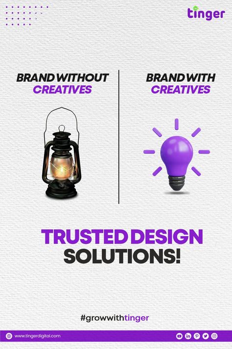 Digital Marketing Agency Post Ideas, Did You Know Post Design, Tinger Digital, Digital Marketing Agency Post, Digital Marketing Instagram Post, Marketing Agency Ads, Creative Social Media Post Design, Digital Marketing Facts, Logo Design Color Palette