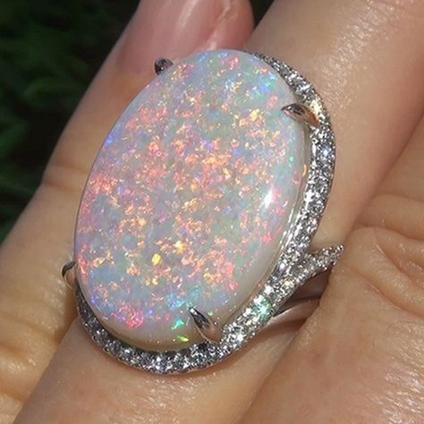 Condition:100% new brand and high quality,Material:copper,opal,Color:as pic,Size:6-10.If you have this demand,Welcome order in bulk and reselling in your country. Looking forward your trial order. Opal Stone Ring, Sparkling Diamond Ring, Opal Engagement Ring Set, Unique Opal, Natural Opal Ring, Unique Women, Couple Wedding Rings, Boho Jewellery, Oval Engagement