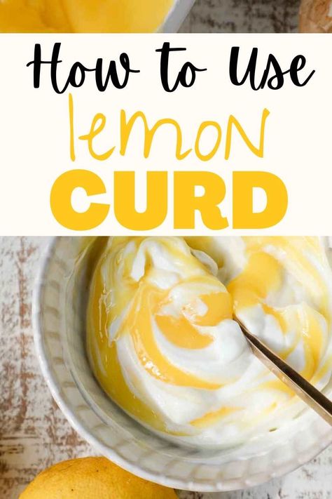 More than 27 ways to bake with lemon curd! Move beyond using it to top scones and try using lemon curd to bake a cake, top a pavlova, fill a cupcake and so much more! 27 unique recipes!!! Don't miss this delicious round up. Lemon Curd Pie Filling, Bonne Maman Lemon Curd Recipes, Easy Lemon Curd Desserts, Ways To Use Lemon Curd, Lemon Curd Scones, Lemon Curd Uses Ideas, How To Use Lemon Curd, Lemon Curd Dessert Recipes, Desserts Using Lemon Curd