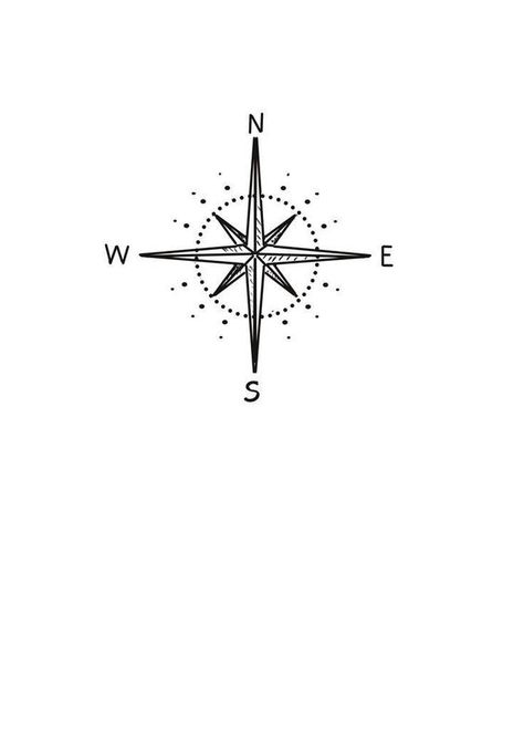 23-compass-tattoos-ideas-and-design-for-men-and-women Simple Compass Design, Compass Drawing Simple, Tiny Compass Tattoo, Compass Tattoo Small, Compass Tattoo Simple, Compas Tattoo, Small Compass Tattoo, Simple Compass Tattoo, Compass Tattoo Men