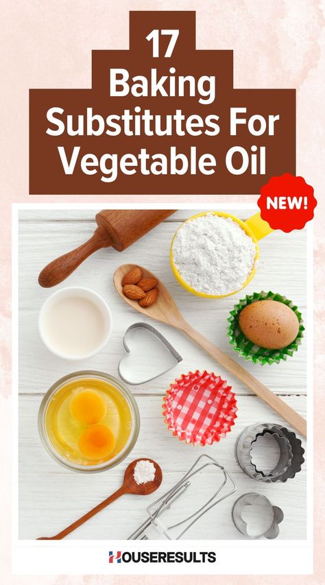 These are the baking substitutes for vegetable oil to consider are Olive oil, coconut oil, canola oil, butter, sunflower oil, avocado oil, ghee, applesauce, yogurt, sesame oil, fruit puree, grapeseed oil, margarine, buttermilk, dried plums, black beans, and sour cream. Canola Oil Substitute, Replacement For Vegetable Oil Baking, Baking Substitutes For Oil, Oil Substitute For Baking, Applesauce Substitute For Oil, Vegetable Oil Substitute In Baking, Substitute For Vegetable Oil In Baking, Substitute For Vegetable Oil, Vegetable Oil Substitute