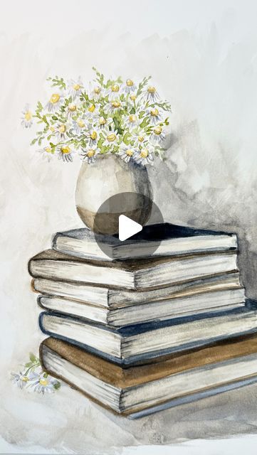 Watercolor Paintings Still Life, Watercolor Still Life Paintings, Still Life Watercolor Paintings, Fun Still Life, Drawing Exhibition, Happy Painting, Art Tutorials Watercolor, Still Life Drawing, Happy Paintings