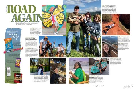 Summer Yearbook Spread, Yearbook Sports Spreads, Yearbook Advisor, Newspaper Design Inspiration, Yearbook Inspiration, Yearbook Template, Senior Year Fun, Yearbook Cover, Yearbook Spreads