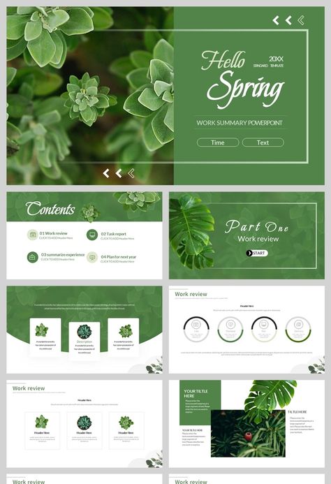 Green spring hello fresh PPT template#pikbest#powerpoint Green Ppt Template, Green Powerpoint, Simple Powerpoint Templates, Green Marketing, Presentation Slides Design, مركز ثقافي, Powerpoint Slide Designs, Presentation Design Layout, Slides Design