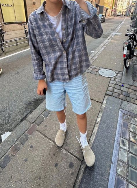 Summer Fits Men, Boston Outfits, Birkenstock Outfit, Herren Style, Mens Summer Outfits, Spring Outfits Men, Mens Casual Outfits Summer, Street Fashion Men Streetwear, Guys Clothing Styles