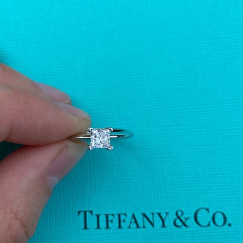 Diamond Certificate From Tiffany And Co. Never Worn Jewelry Tiffany And Co, Tiffany Ring, Princess Cut Engagement Ring, Jewelry Tiffany, Princess Cut Engagement, Princess Cut Engagement Rings, Tiffany Co Jewelry, Tiffany And Co, Ring Engagement