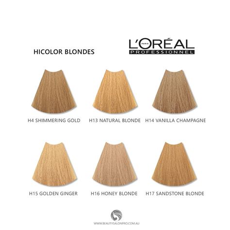 #colourwarehouse #beautymarketplace #hairtoner #haircolour #l'oreal #permanenthaircolour #dye #diy # Loreal Hicolor Blonde, Hicolor Reds, Blonde For Dark Hair, Blonde Color Chart, Champagne Hair Color, Loreal Hicolor, Toner For Blonde Hair, Pale Blonde Hair, Champagne Hair