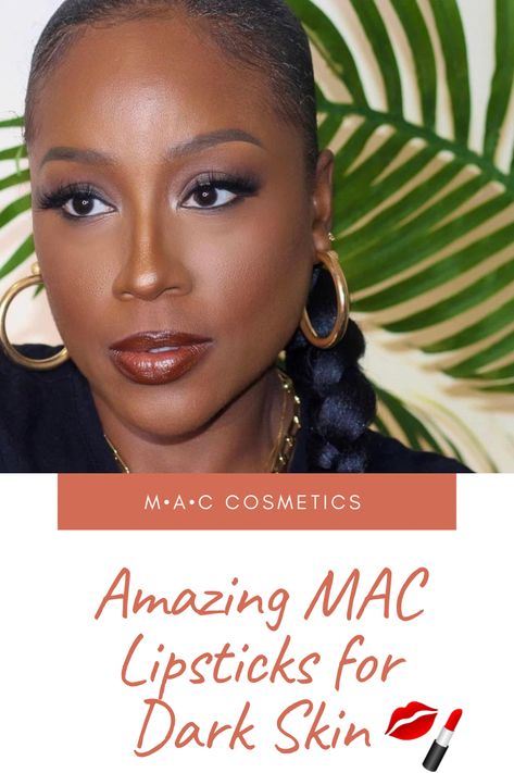 The best of MAC for dark skin, Mac lipstick dark skin, Best Mac lipsticks for dark skin, Mac rebel lipstick on dark skin, Mac pink lipstick for dark skin, Mac lipsticks for dark skin, Mac heroine lipstick on dark skin, Lipstick, Mac cosmetics Matte Brown Lipstick Dark Skin, Lipstick For Dark Skin Black Women, Pink Lipstick For Dark Skin, Lipstick Colors For Black Women, Mac Nude Lipstick Shades, Lipstick For Black Women, Dark Skin Lipstick, Burnt Orange Lipstick, But First Skincare