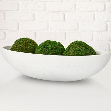 PRICES MAY VARY. LIFELIKE FAKE PLANTS FOR ANY ROOM: Perfectly mimicking real foliage, our SEEKO faux moss needs no maintenance. Ideal for house decor, table decor, and busy environments. Enhance your home effortlessly with our ready-to-display artificial plants. ELEGANTLY CRAFTED: These realistic moss balls in a stylish white bowl are perfect for table centerpieces or shelf decor. At 3.2 inches, they add a sophisticated touch to living room decor, office decor, or any small space needing a natur Entryway Table Decor Modern, Decor For Coffee Table, Table Decor Entryway, Fake Moss, Moss Centerpieces, Home Shelf, Coffee Table Plants, Paper Pot, Moss Ball