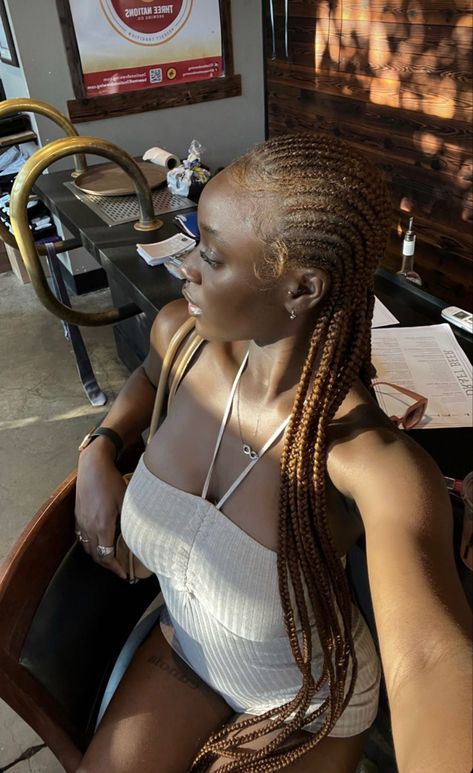 Blonde Straight Back Braids, Colored Cornrows, Long Cornrows Braids Straight Back, Side Part Cornrows, Side Part Cornrows Braids, Brown Cornrows Braids, Ginger Cornrows, Brown Cornrows, Straight Back Braids Cornrows Hairstyles