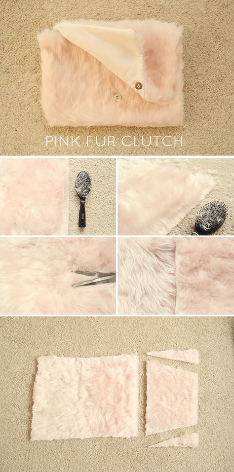 DIY// Pink Teddy Fur Clutch Bag | Fall For DIY Fur Bag Diy, Diy Winter Clothes, Fur Clutch Bag, Women Sewing, Best Leather Wallet, Fur Clutch, Faux Fur Purse, Faux Fur Bag, Tote Bag Tutorial