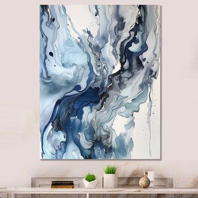 Abstract Wall Art Living Room, Metal Wall Art Living Room, Acrylic Wall Decor, Metal Wall Sculpture, Abstract Canvas Wall Art, Abstract Wall Decor, Blue And Grey, Art Living Room, Metal Art Prints