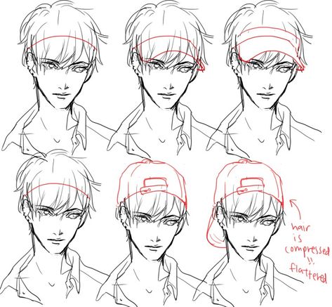 How to draw a visor and backwards cap Mata Manga, Cap Drawing, Corak Menjahit, How To Draw Anime, Draw Anime, Arte Inspo, Dessin Adorable, Anime Drawings Tutorials, Drawing Clothes