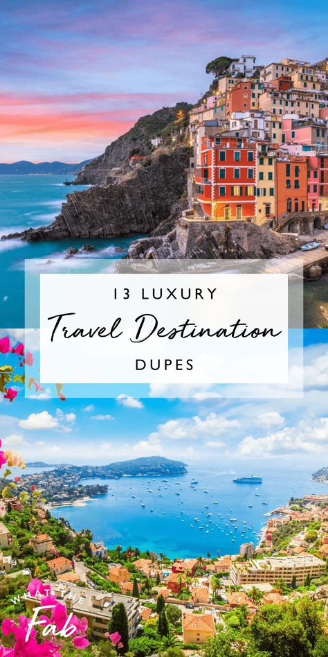 Wanting to visit a luxury travel destination but don't quite have the budget? Click this pin to read about the affordable travel destinations that will give you the feel of the world’s most upscale getaways without the price tag!  luxury travel destinations,  affordable travel destinations Rich Travel Aesthetic, Affordable Travel Destinations, Cheap Getaways, Cheap Travel Destinations, Top Vacation Destinations, Frugal Travel, Beautiful Vacation Destinations, Affordable Vacations, Best Vacation Destinations