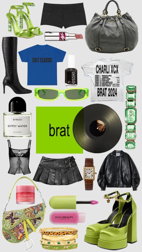 brat 💚 Summer Rave Outfits, Sweats Outfit, Jazz Costumes, Brat Style, Photo Club, Festival Costumes, Concert Looks, Concert Fits, Halloween Inspo