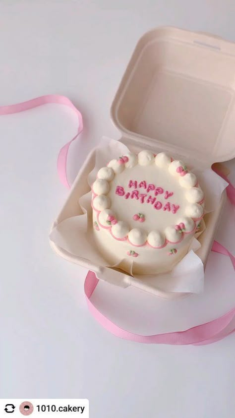 Bento Cake Pink, Pink Bento Cake, Mini Bento Cake, Bento Cake, 1k Views, Box Cake, Bento Box, Birthday Cakes, Perth