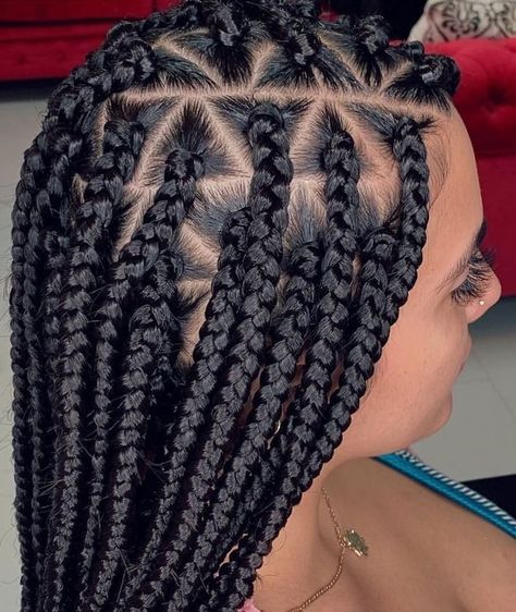 Cornrow Hairstyle, Latest Hair Braids, Hair Braid Patterns, Triangle Braids, Medium Hair Braids, Quick Braids, Short Box Braids Hairstyles, Feed In Braids Hairstyles, African Hair Braiding Styles