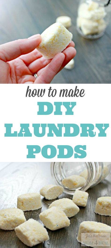 Diy Laundry Pods, Detergent Recipe, Diy Laundry Detergent, Laundry Soap Homemade, Natural Laundry Detergent, Homemade Cleaning Supplies, Laundry Pods, Homemade Laundry Detergent, Homemade Laundry