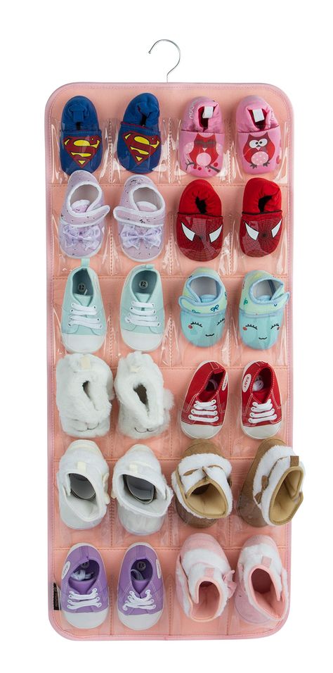 PRICES MAY VARY. felt Cute baby shoes boy girl shoes hanging organizer size: 81 x 36 cm / 31.88 x 14.17 inch. weight: 420 g. Keep your baby's shoes organized and paired up: easy to use, 24 pvc clear pockets design to hold 6-12 months toddlers shoes size(12 pairs of shoes), come with an anti-rust metal hanger can be hanged the door or wall, quickly grab what you need. Long-lasting: great double stitching work and it is made from premium quality felt material and pvc pocket. Easily view and protec Baby Shoe Organization, Baby Shoe Storage, Shoes Hanging, Door Shoes, Shoes Organizer, Hanging Shoe Organizer, Hanging Shoes, Door Shoe Organizer