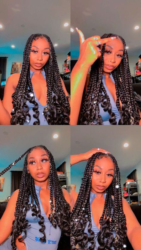 Don’t invite me to no party 🖕🏽 | Hair ponytail styles, Black kids braids hairstyles, Braids hairstyles pictures Coileray Braids With Curls, Knotless Coi Leray Braids, Medium Coi Leray Braids, Coi Leray Braids With Curls, Coi Leray Braids With Color, Long Coi Leray Braids, Big Knotless Box Braids With Curls, Big Braids With Curls, Coileray Braids