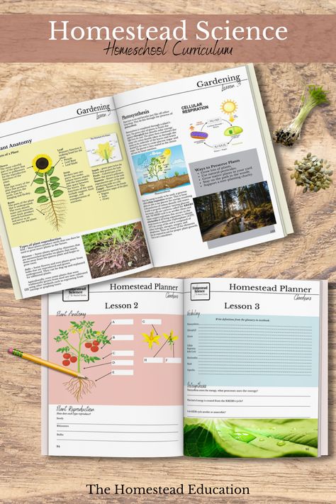 Kindergarten Science Curriculum Homeschool, Homeschool Nutrition Curriculum, Homesteading Homeschool Curriculum, 2nd Grade Science Curriculum, Homeschool Gardening Curriculum, Homestead Homeschool Curriculum, Children Reference, Kindergarten Science Curriculum, Homeschool Tools