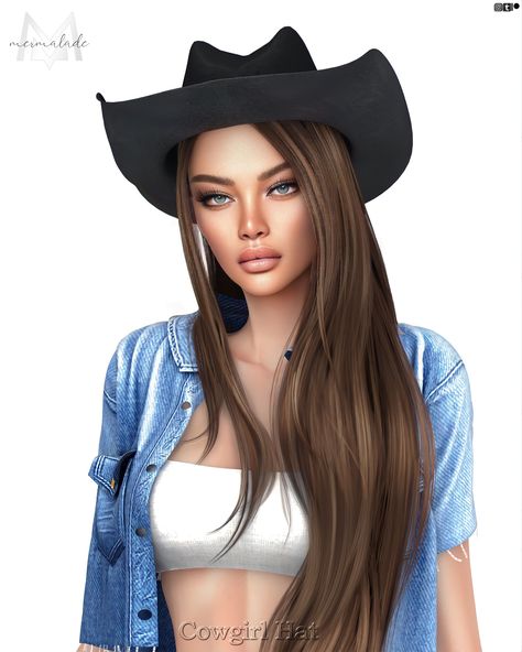 Ts4 Cowboy Hat, Sims 4 Cc Country Clothes Patreon, Sims 4 Cc Headwear, The Sims 4 Cowgirl Cc, Sims 4 Cc Hair Accessories Patreon, Sims 4 Cc Cowgirl Hat, Sims Cc Cowgirl, Sims 4 Cowgirl Hat, Hats Cc Sims 4