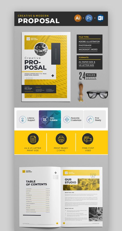 Presentation Folder Design, Free Proposal Template, Marketing Proposal, Creative Proposals, Digital Advertising Design, Proposal Cover, Presentation Design Layout, Project Proposal Template, Proposal Design