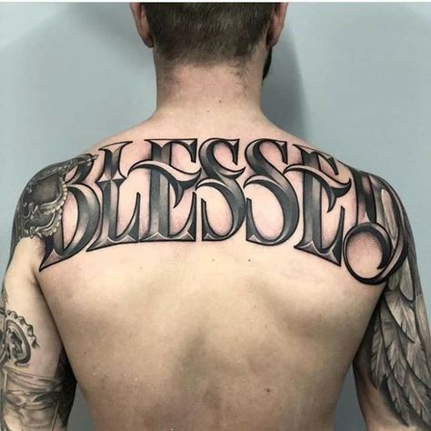 Chest Tattoo Fonts, Back Cross Tattoos, Boog Tattoo, Font Tattoos, Typographic Tattoo, Tattoo Calligraphy, Mma Motivation, Tattoo Font For Men, Lettering Tattoos