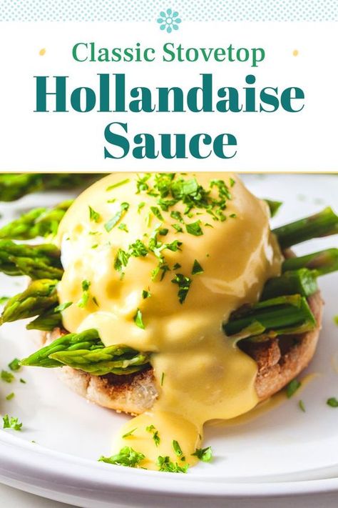 Holondaise Sauce, Blender Hollandaise, Easy Hollandaise, Easy Hollandaise Sauce, Homemade Hollandaise Sauce, Recipe For Hollandaise Sauce, Sauce Hollandaise, Perfect Eggs, Immersion Blender