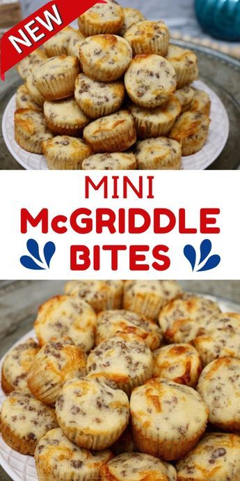 Say goodbye to mundane breakfasts and hello to a world of delightful flavors with these scrumptious Mini McGriddle Bites! Packed with sausage, cheese, and sweet maple syrup, this breakfast recipe will transform your mornings into something extraordinary. Give it a try and let the good times roll with every bite. Click the link to view the full recipe! Egg Muffin Tins Breakfast, Christmas Morning Breakfast Sliders, 4 Ingredient Breakfast Muffins, Mini Breakfast Sliders, Quick Breakfast Ideas For A Crowd, Egg Bites Mini Muffin Tin, Egg Muffin Bites, Mini Meals Ideas Healthy, Leftover Meals Ideas