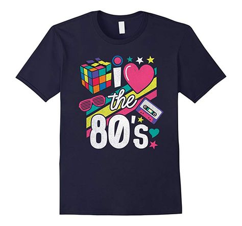 80s Party Outfits Men, 80s Costume For Men, I Love The 80s, 80s Tshirts, 80s Party Outfits, 80s Costume, 80s Shirts, T Shirt World, 80s Outfit