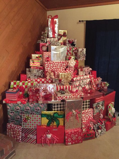 Two Story Christmas Tree, Stack Of Christmas Presents, Christmas Tree With Alot Presents, A Lot Of Gifts Under Tree, Present Christmas Tree, Lots Of Christmas Presents, A Lot Of Christmas Presents, Christmas Gifts Under Tree, Christmas Presents Under Tree