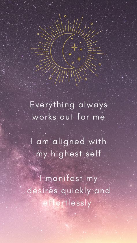 Night starry sky with moon image and affirmations Summer Quotes Aesthetic, Vision Board Summer, Spiritual Vision Board, Summer Sketches, Abundance Images, Manifest Fast, Aesthetic Spiritual, Spiritual Wallpaper, Highest Self