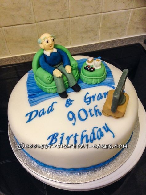 Awesome 90th Birthday Cake ... This website is the Pinterest of birthday cakes 90th Birthday Cakes Men, 95th Birthday Cake Man, Cake For 90th Birthday Man, 75 Birthday Cake Grandpa, 90th Birthday Cakes For Men, 90th Birthday Cakes For Grandpa, 80th Birthday Cake Grandpa, Grandpa Birthday Cake, 75 Birthday Cake