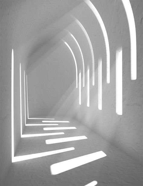 Blender photo interpretation in Blender 2.71 with volumetrics. Original image http://archivoltage.tumblr.com/post/32737316693 Shadow Architecture, Shadow Photography, Light Rays, Light And Space, Light Architecture, Blender 3d, White Aesthetic, 인테리어 디자인, تصميم داخلي