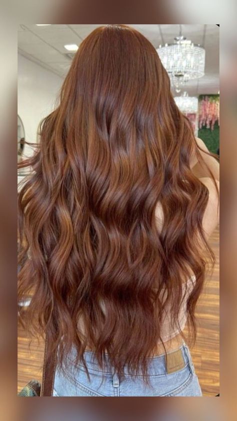 Hair Color Ideas Cinnamon, Rich Carmel Hair, Amberes Hair Color, Caramel Chestnut Hair Color, Cooper Caramel Hair, Amber Brown Hair Color, Caramel Hair Colour, Red Tint Hair, Butterscotch Hair Color