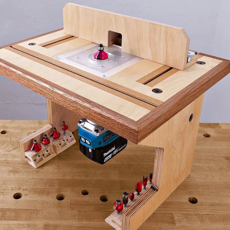 Mini Router Table Trimmer Table | router | Mini Router Table Trimmer Table | By DIY & Crafts Wood Router Ideas, Router Table Diy, Wood Router Table, Meja Router, Homemade Router Table, Build A Router Table, Router Table Top, Benchtop Router Table, Diy Router Table