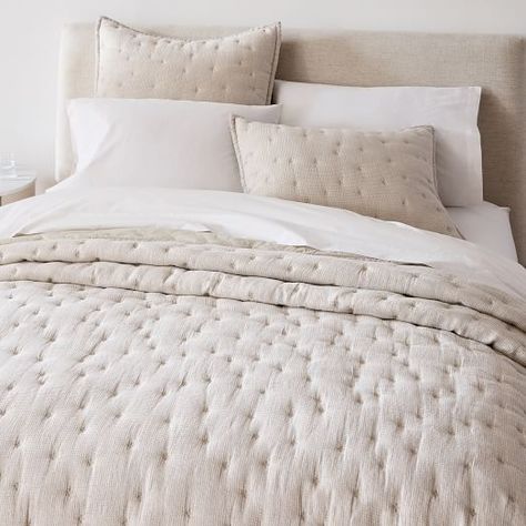 Muslin Bedding Master Bedrooms, Waffle Weave Bedding, Waffle Bedding, Bedroom 2022, Waffle Quilt, Herringbone Blanket, River Otter, Inspire Me Home Decor, Linen Quilt