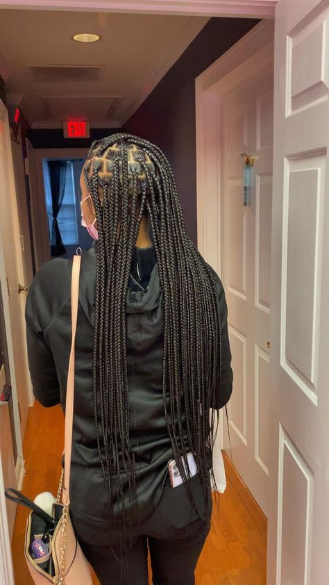 Knotless Braids Length, Peekaboo Knotless, Peekaboo Knotless Braids, Small Box Braids Hairstyles, Braids Length, Hair Tiktok, Twisted Braid, Big Box Braids Hairstyles, Braided Styles