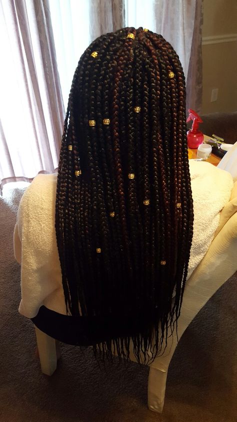 Goddess Braids With Gold Cuffs, Locs With Gold Cuffs, Box Braids With Gold Accessories, Box Braids With Gold Cuffs, Braids With Gold Cuffs, Tree Braids Styles, Rubber Band Box Braids, Triangle Parts, Cornrows With Beads