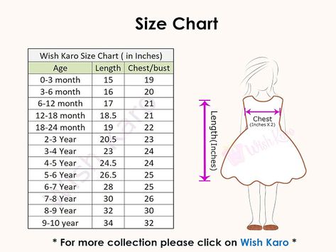 AllAffitiateMarketing: Amazon Kids Wear, kids dress buy online Crochet Baby Girls, Girls Frocks, Sewing Measurements, Baby Size Chart, Girls Dress Sewing Patterns, Kids Dress Patterns, Girl Dress Patterns