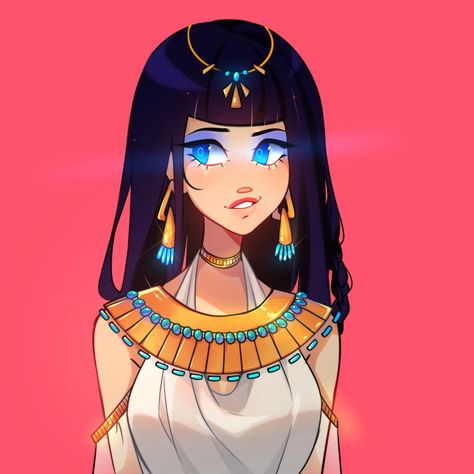 Anime Egyptian Female, Chibi Female, Egyptian Character Design, Anime Egyptian, Anime Woman, Hetalia Characters, Comic Art Girls, Woman Art, Weird Creatures