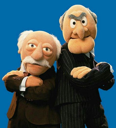 WALDORF AND STATLER Muppet Characters, The Muppets Characters, Muppets Party, Statler And Waldorf, Black Smile, Circus Characters, Disney Men, The Muppet Show, Spotify Covers