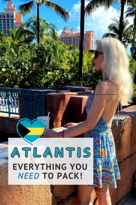 Are you heading to the Bahamas and wondering what to pack for Atlantis Paradise Island? Well, you have come to the right place! Read on to discover the perfect packing list, with insider tips! #atlantis #bahamas #packinglist Atlantis Bahamas Packing List ❣️ Atlantis Paradise Island, What To Wear At Atlantis Bahamas, Atlantis Outfit Ideas, Atlantis Paradise Island Bahamas, Bahamas In February Outfits, Atlantis Bahamas Packing List, Atlantis Bahamas With Kids, What To Pack For The Bahamas, Atlantis Bahamas Outfits